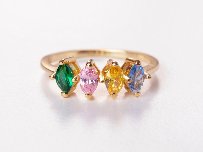 Custom Mother’s Ring - Marquise