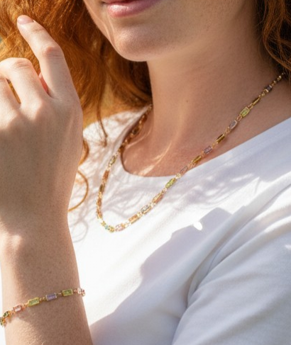 Pastel Jolly Gem Bracelet