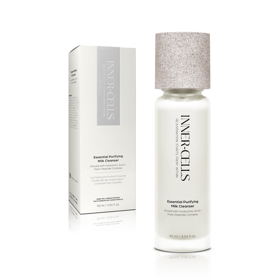 Inner Cell Essential Purifying Milk Cleanser Infused with Hyaluronic Acid + Multi-Peptide Complex