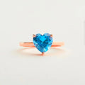 Birthstone Heart Ring