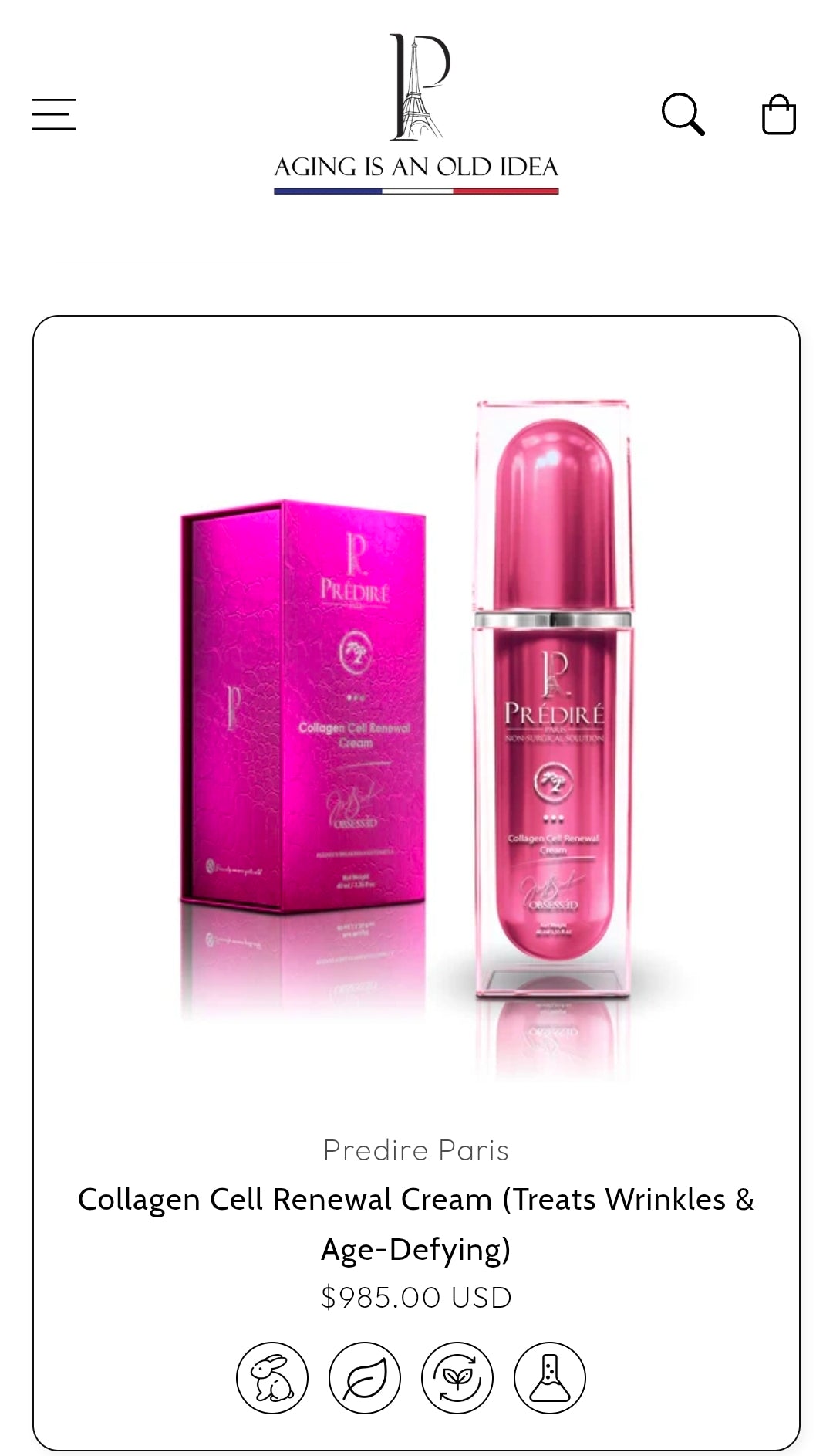 Prédiré Paris: Skin Collagen Cell Renewal Cream (40mL)