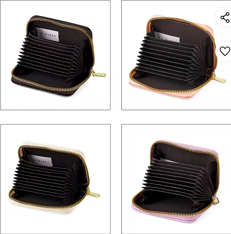 La Marey Faux Leather RFID Card Wallet