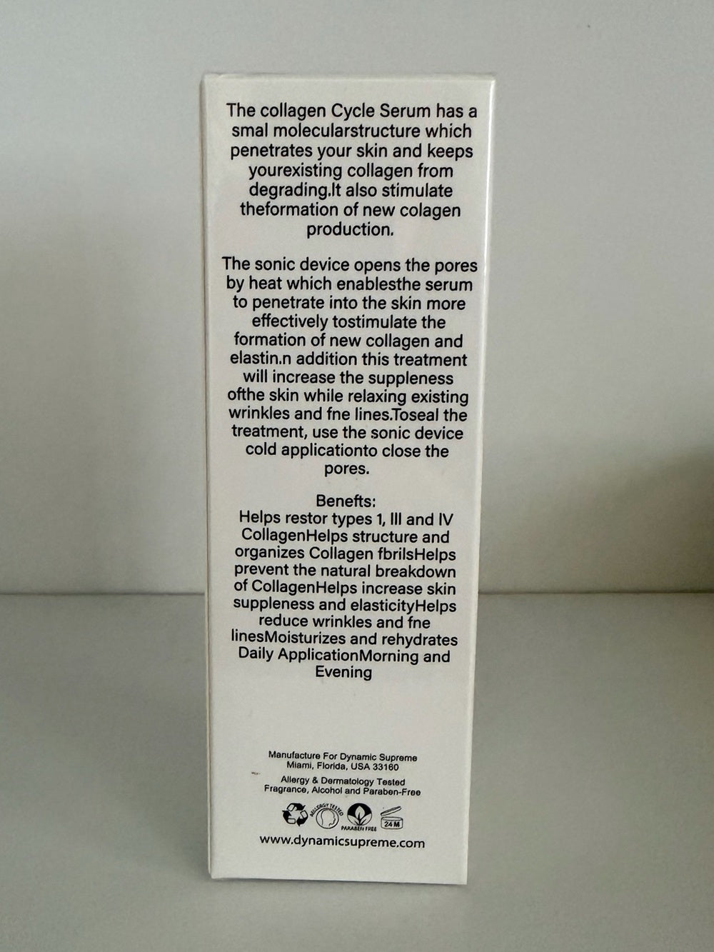 Dynamic Gemstone Prestige  Formula Collagen Cycle Serum