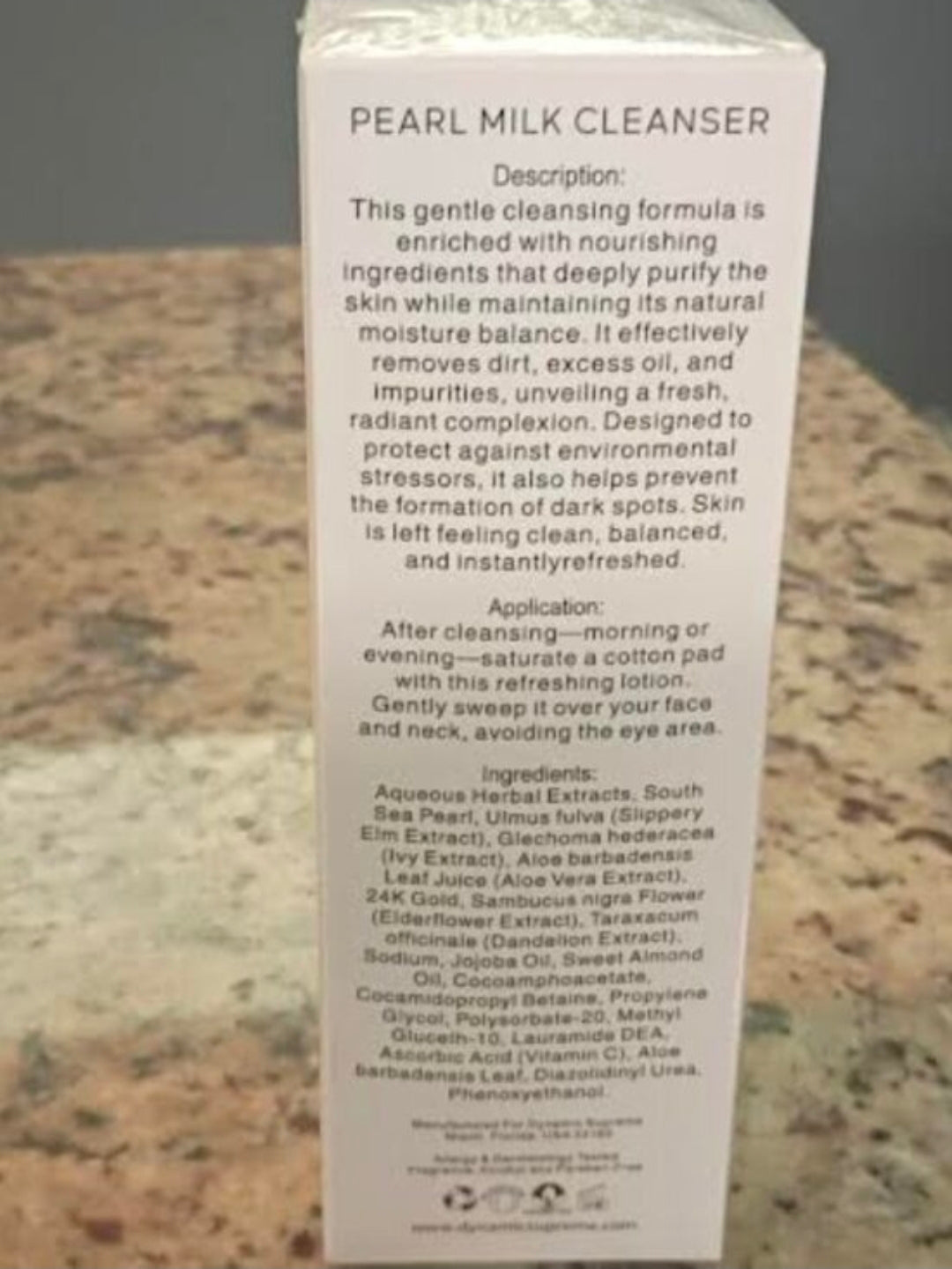 Dynamic Gemstone Pearl Milk Cleanser