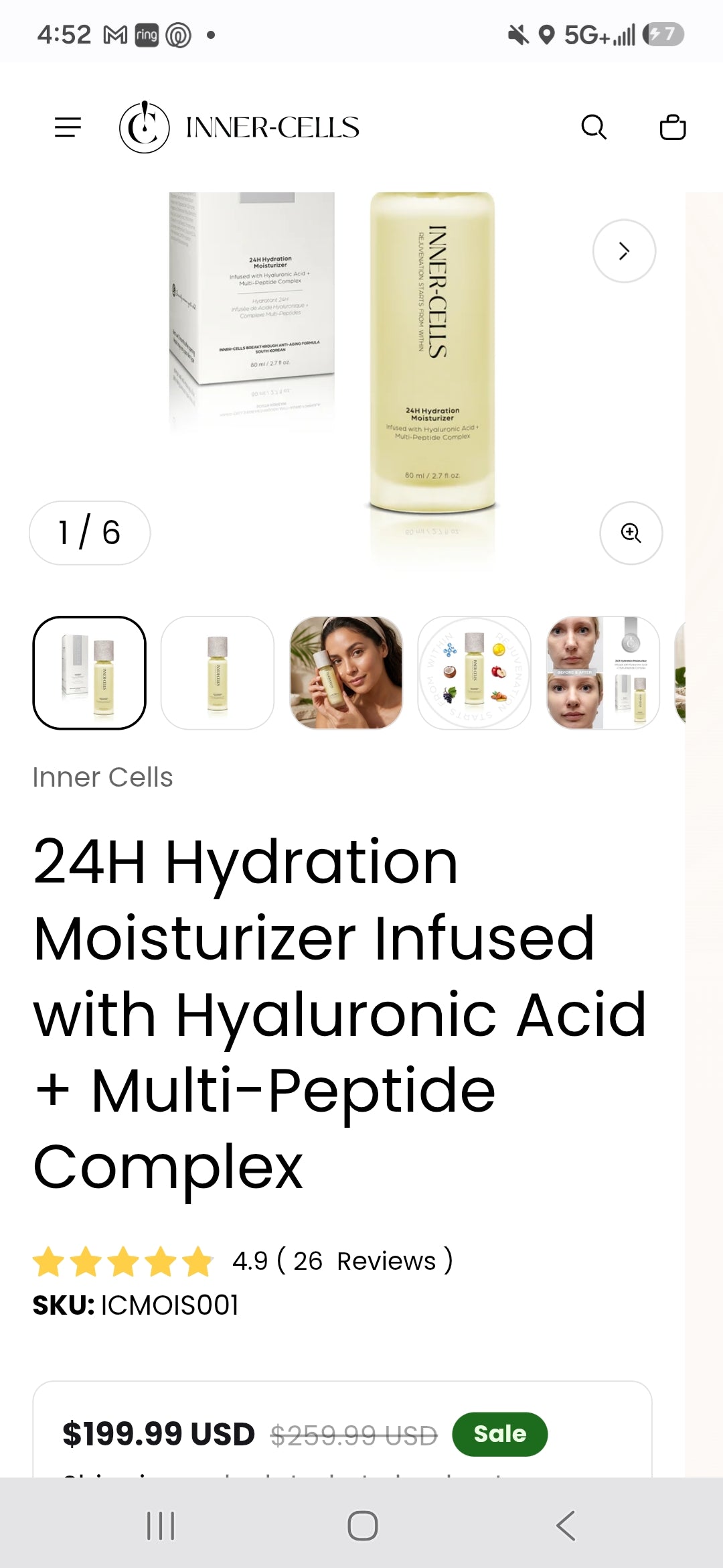 The Inner Cells Essential Purifying Milk Cleanser