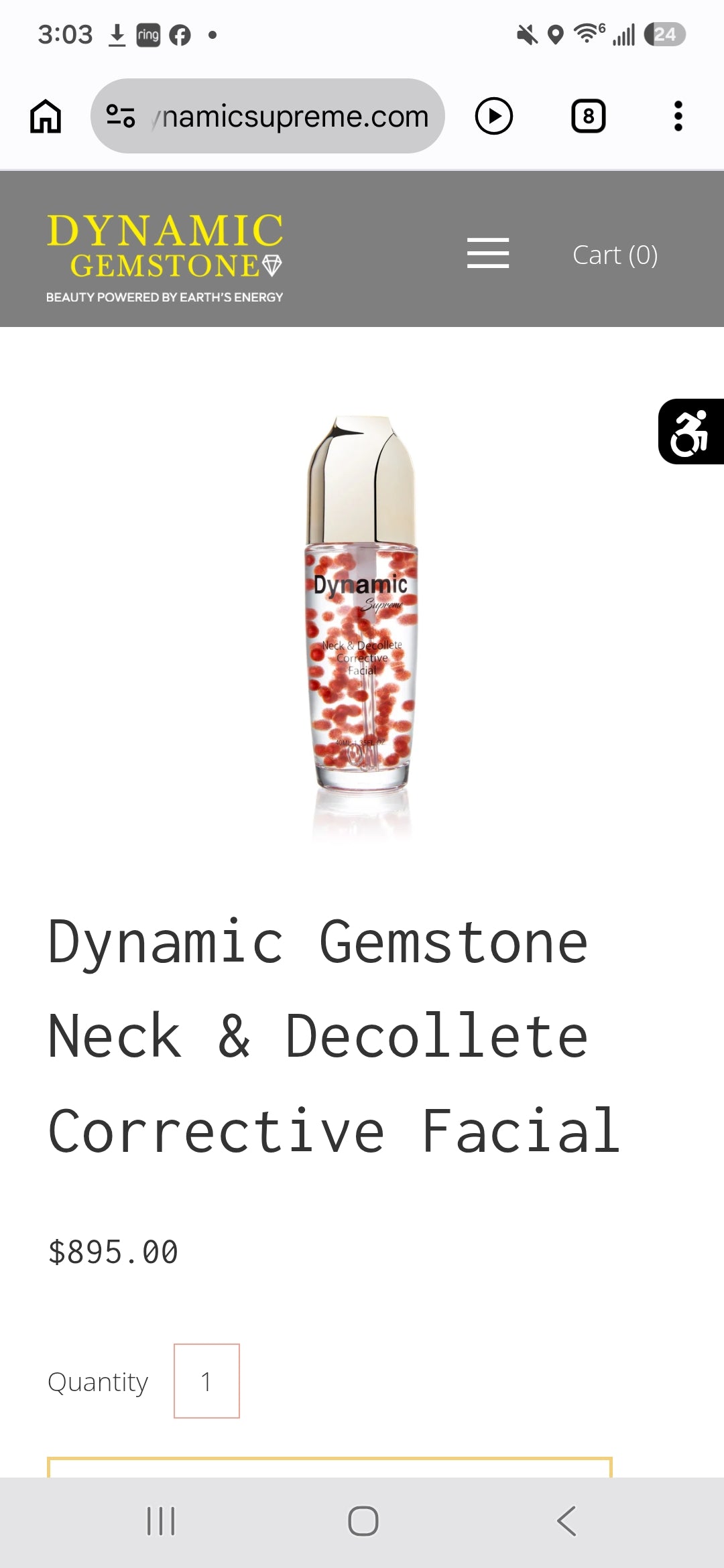 Dynamic Gemstone Neck & Decollete Corrective Facial