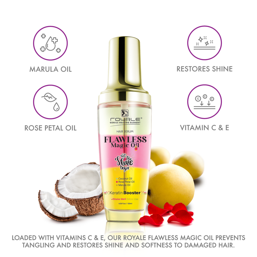 Royale Flawless Magic Oil Hair Serum (4.06 oz)