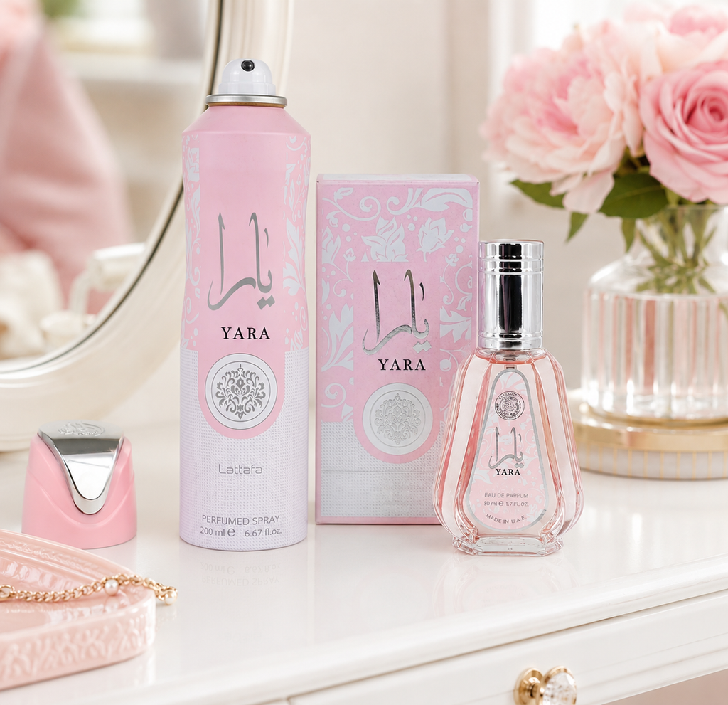 Yara Pink Set - Perfume & Body Spray