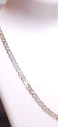 18k White Gold Diamond Cit Gucci Mariner Chain.