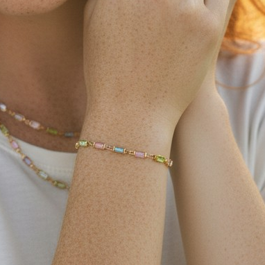 Pastel Jolly Gem Bracelet