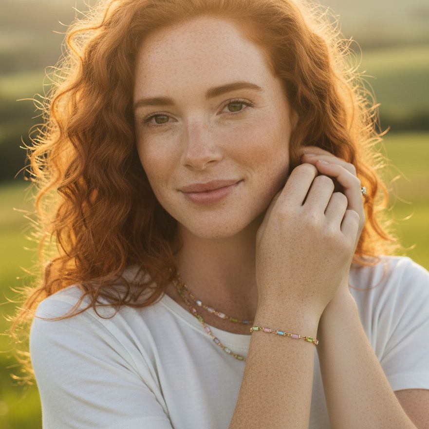 Pastel Jolly Gem Necklace